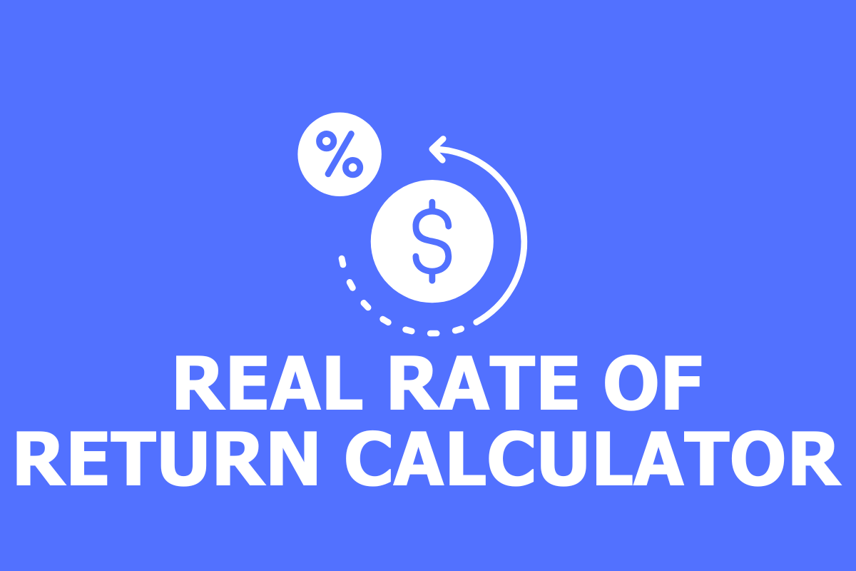 Real Rate of Return Calculator (Inflation adjusted)